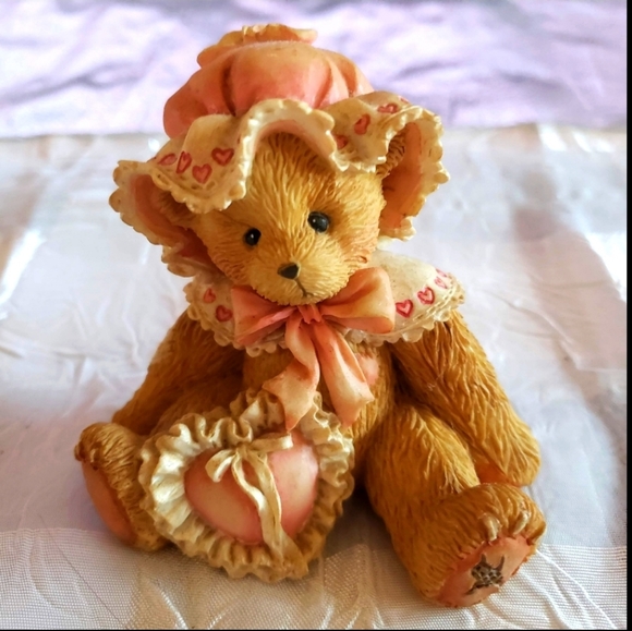 Enesco Your Friendship Makes My Heart Sing Cherished Teddies 916315 Figurine - Picture 8 of 8